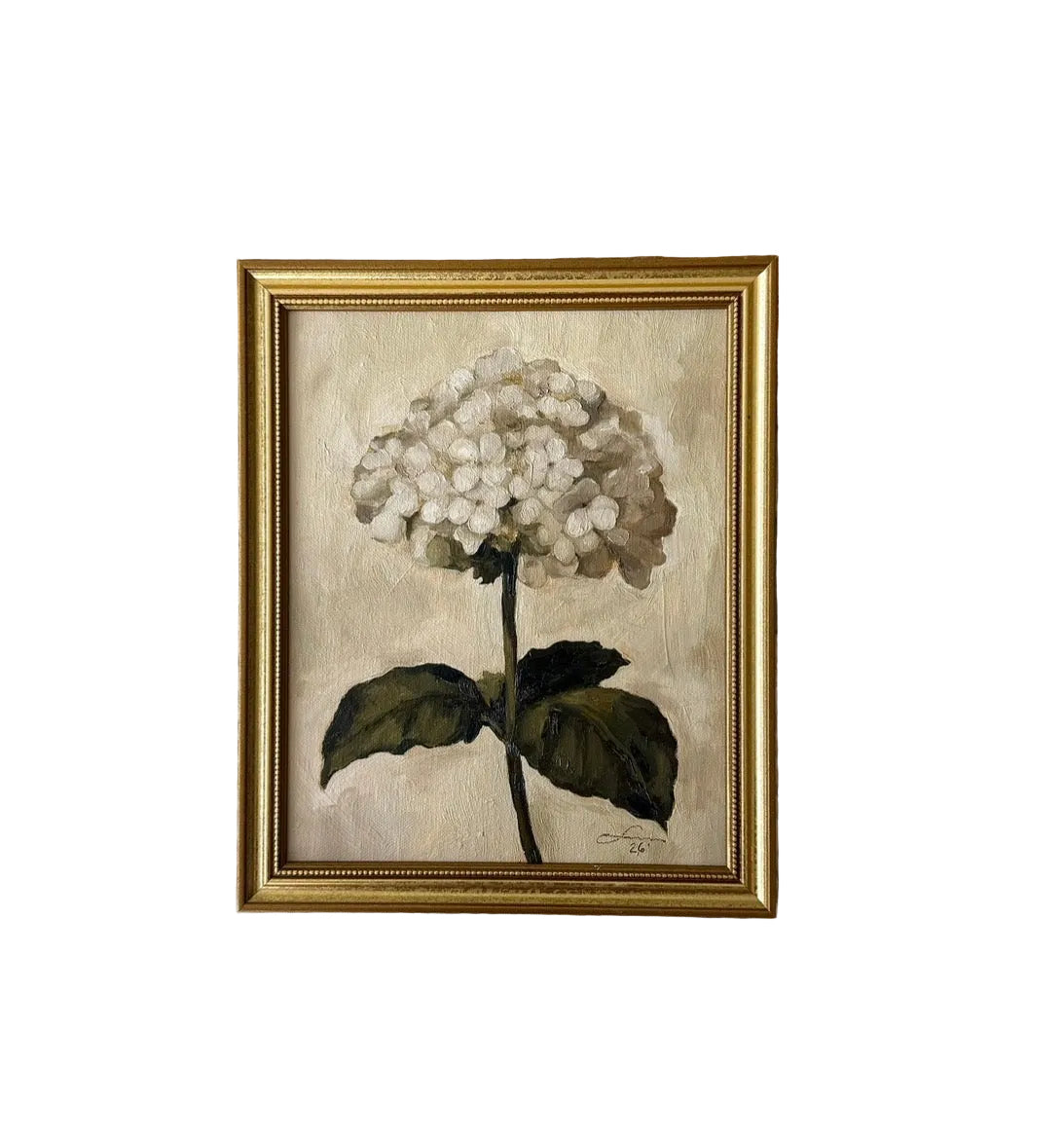 “Hydrangea stem” print