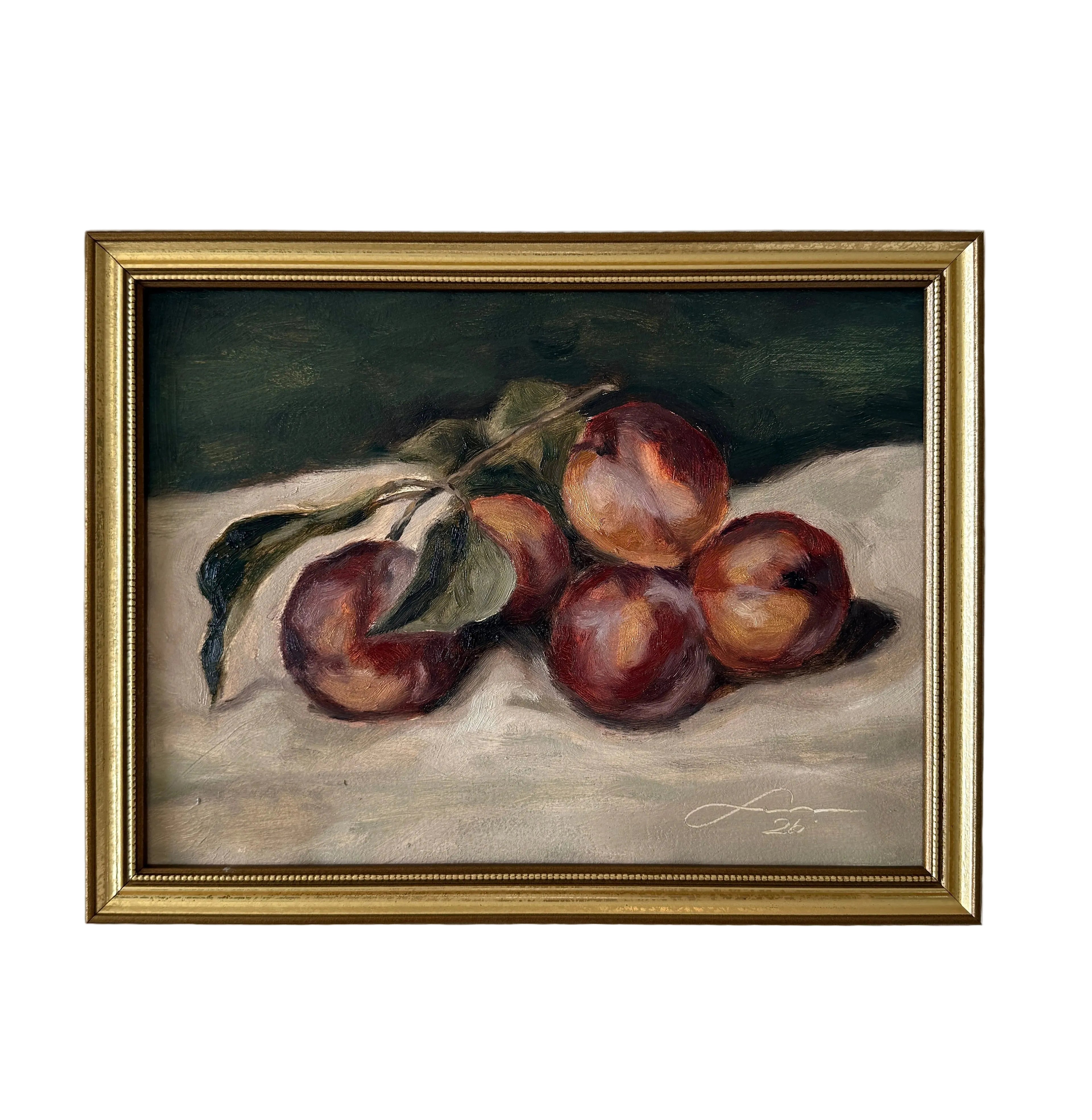 “Plums on Linen” Print