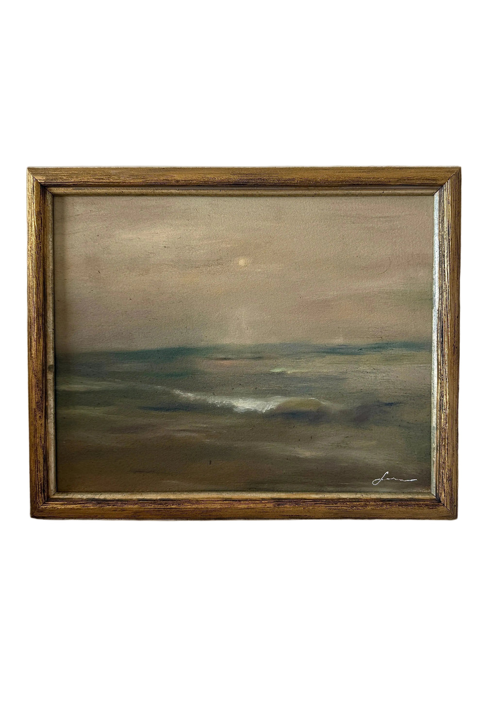 “Moody twilight waves” print
