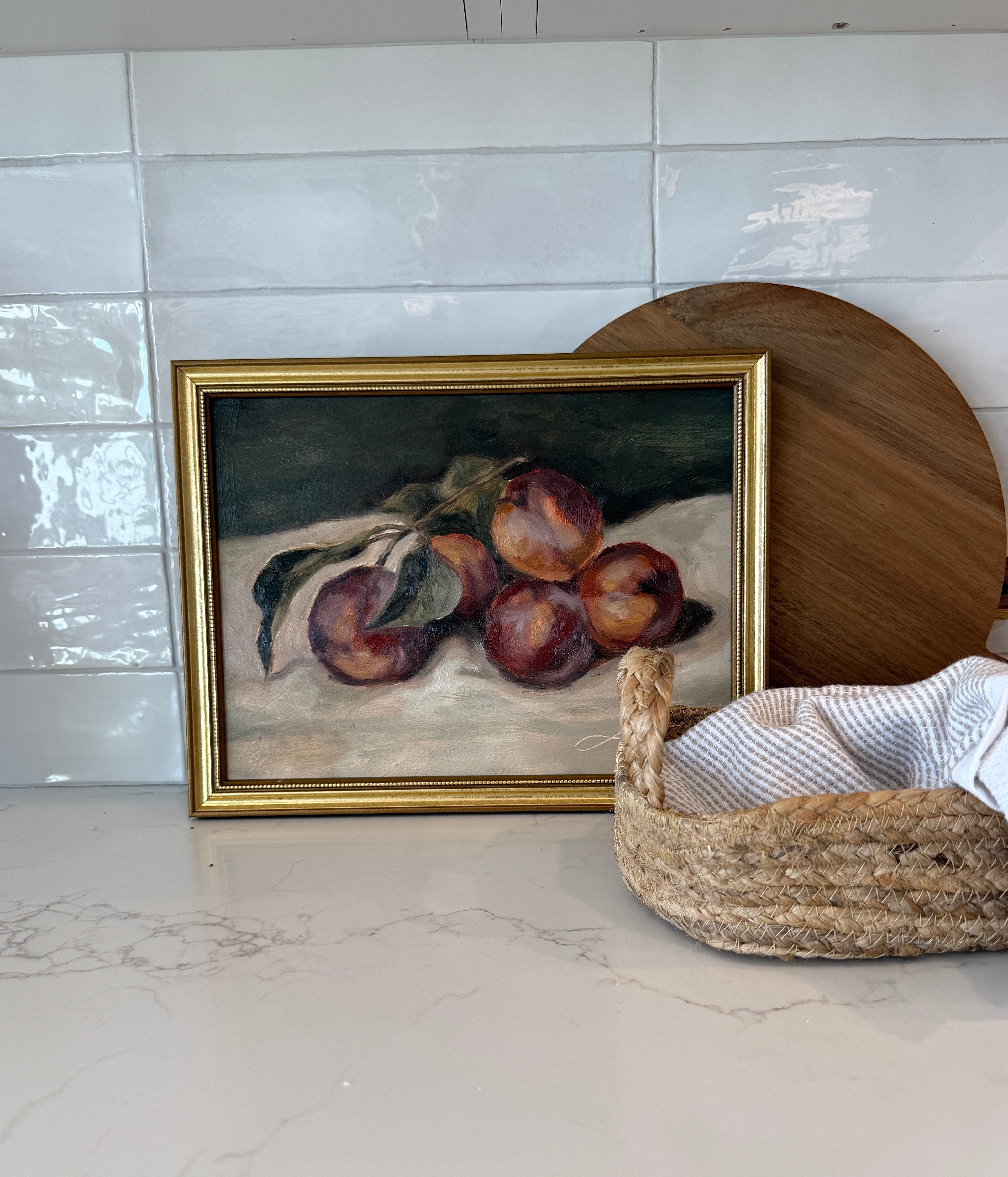 “Plums on Linen” Print