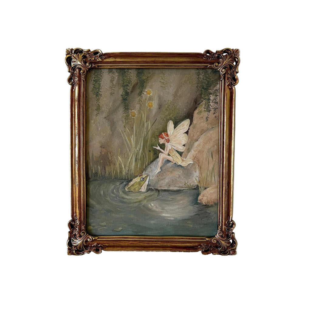 “Fairy and frogs secret” Print