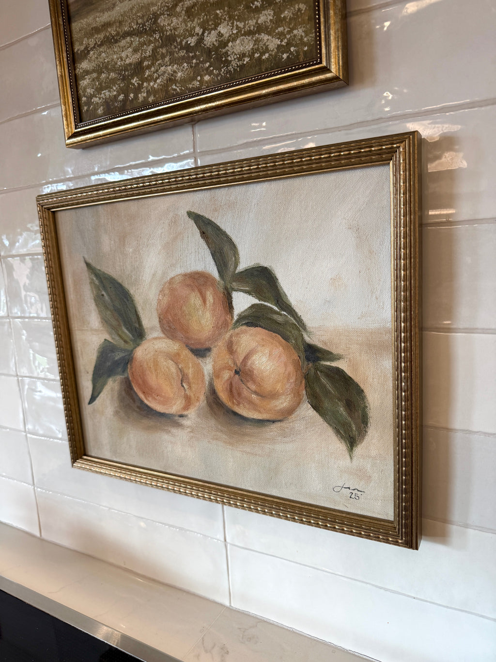 “Summer peaches” print