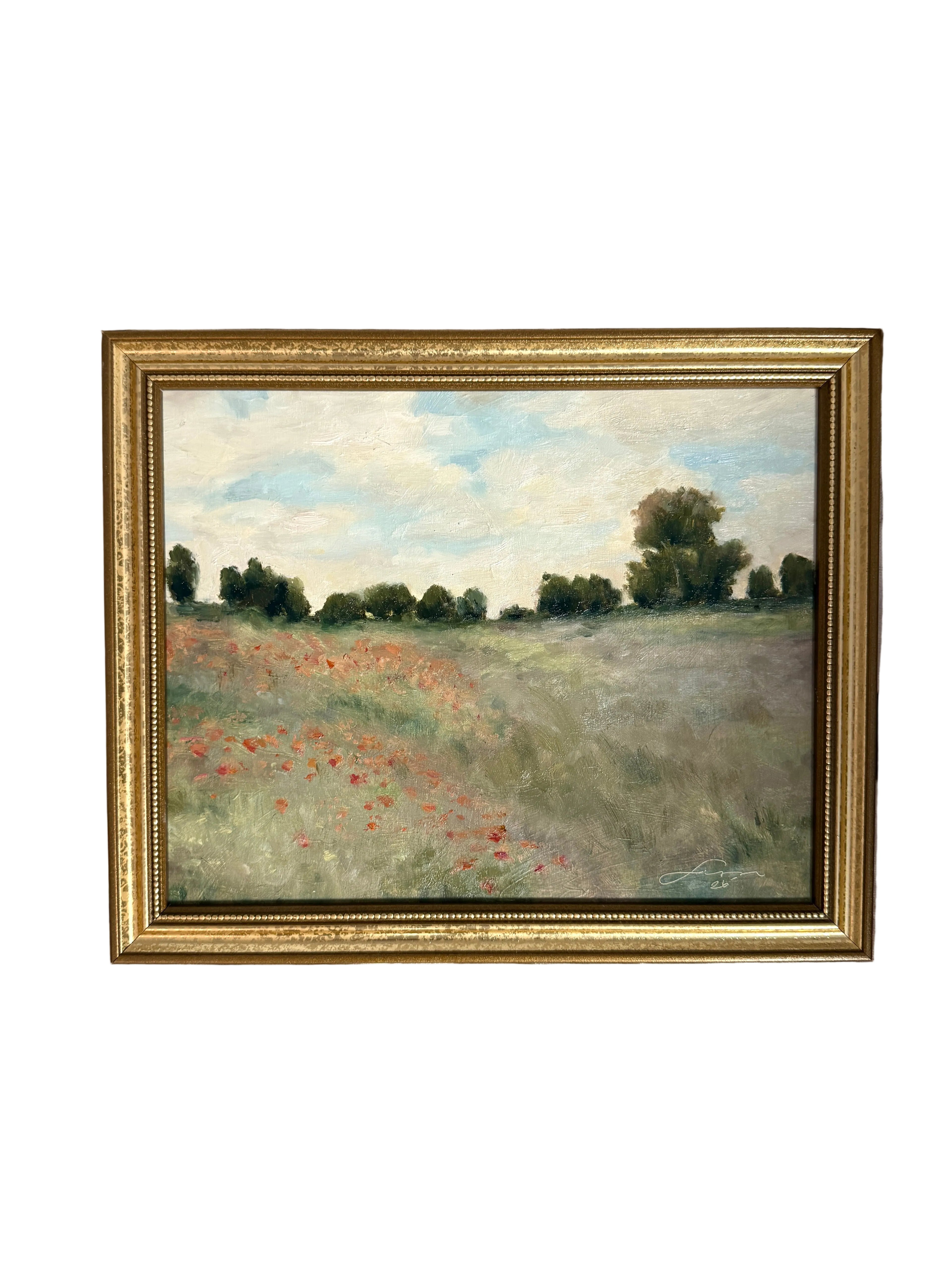 “Poppy wildflower field” print
