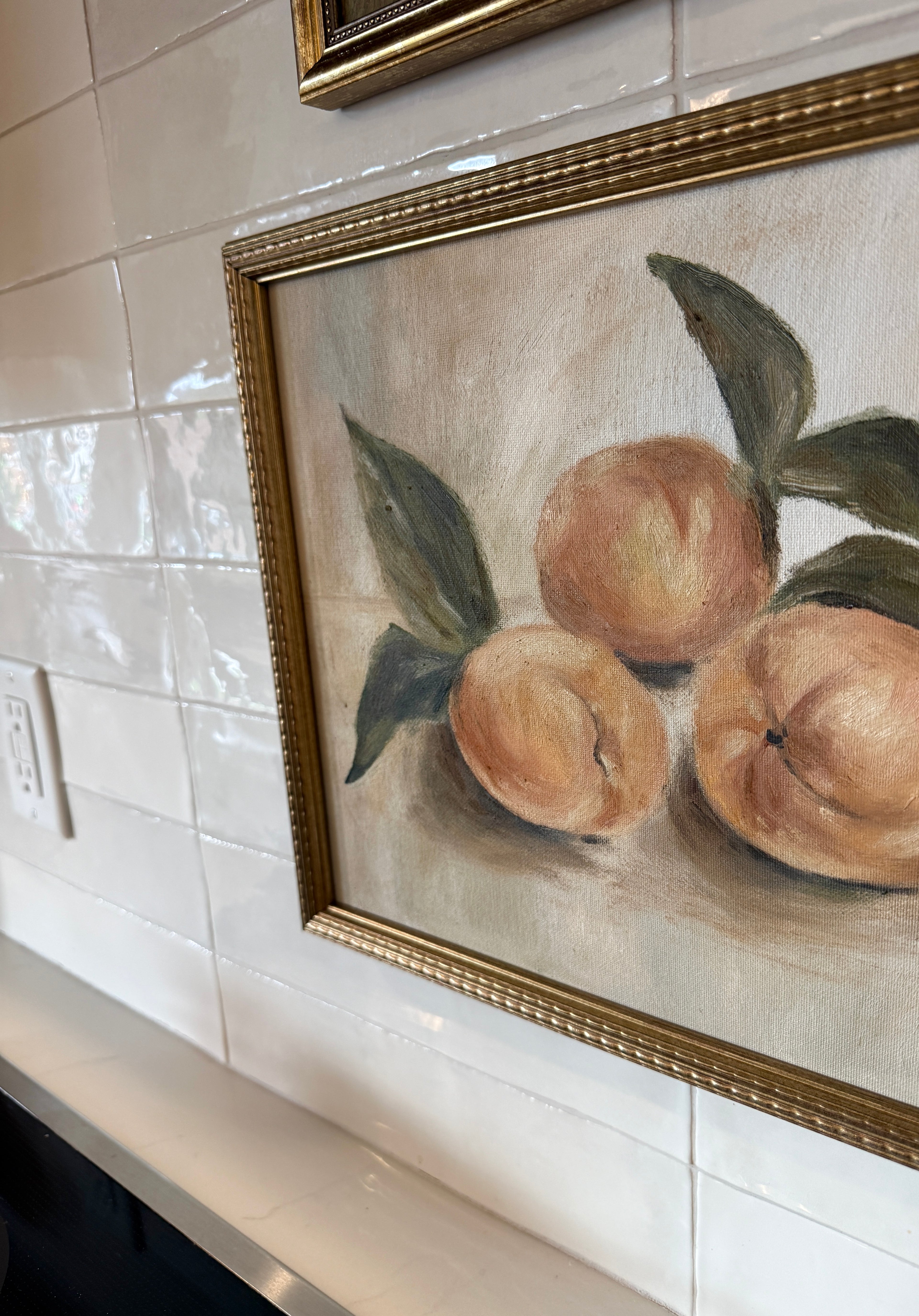 “Summer peaches” print