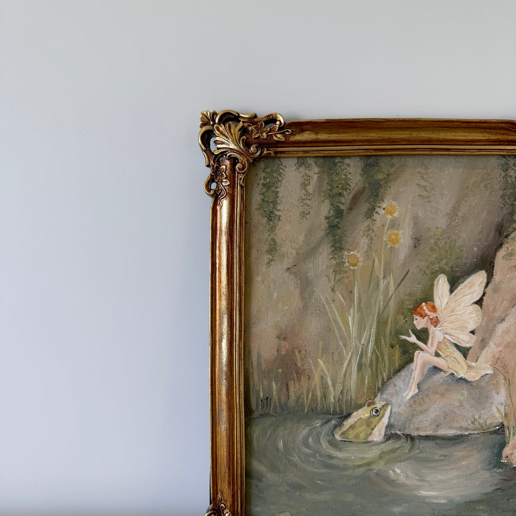 “Fairy and frogs secret” Print