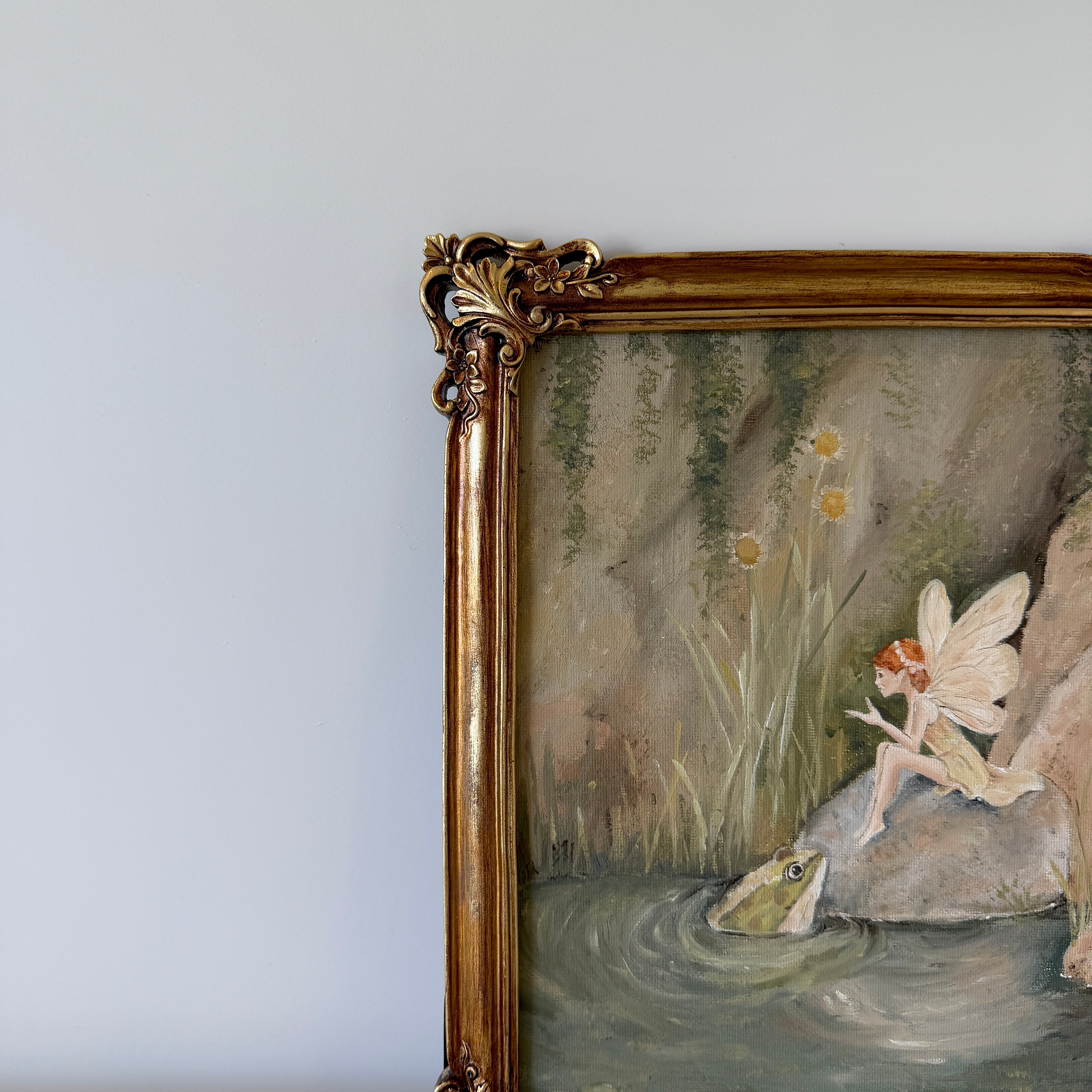 “Fairy and frogs secret” Print