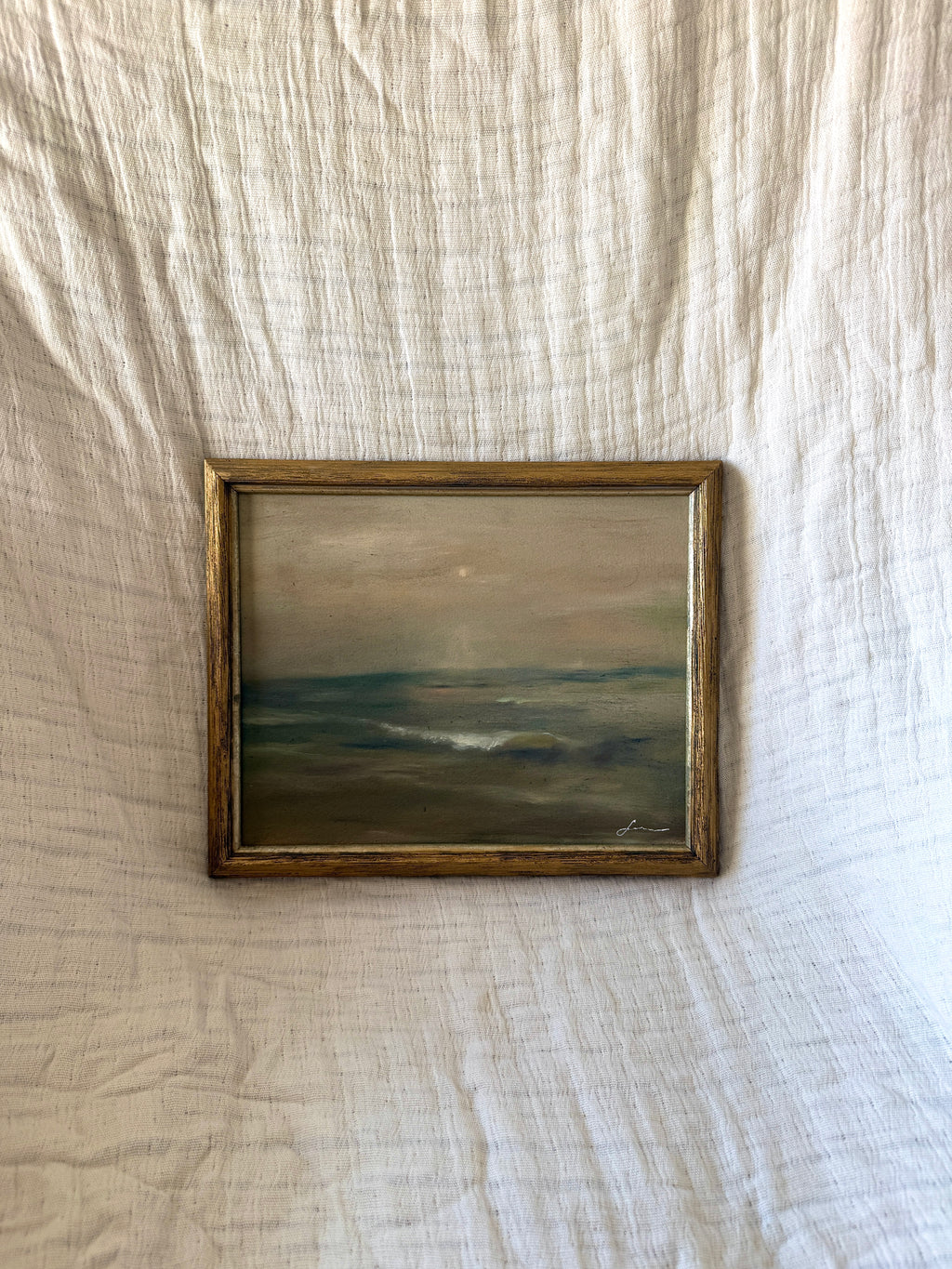 “Moody twilight waves” print