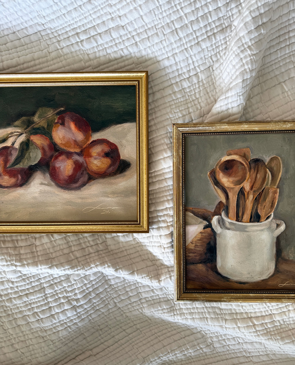 “Plums on Linen” Print