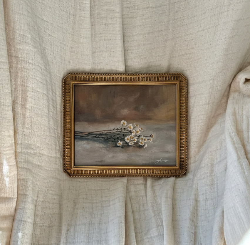 “Laying daisies” print
