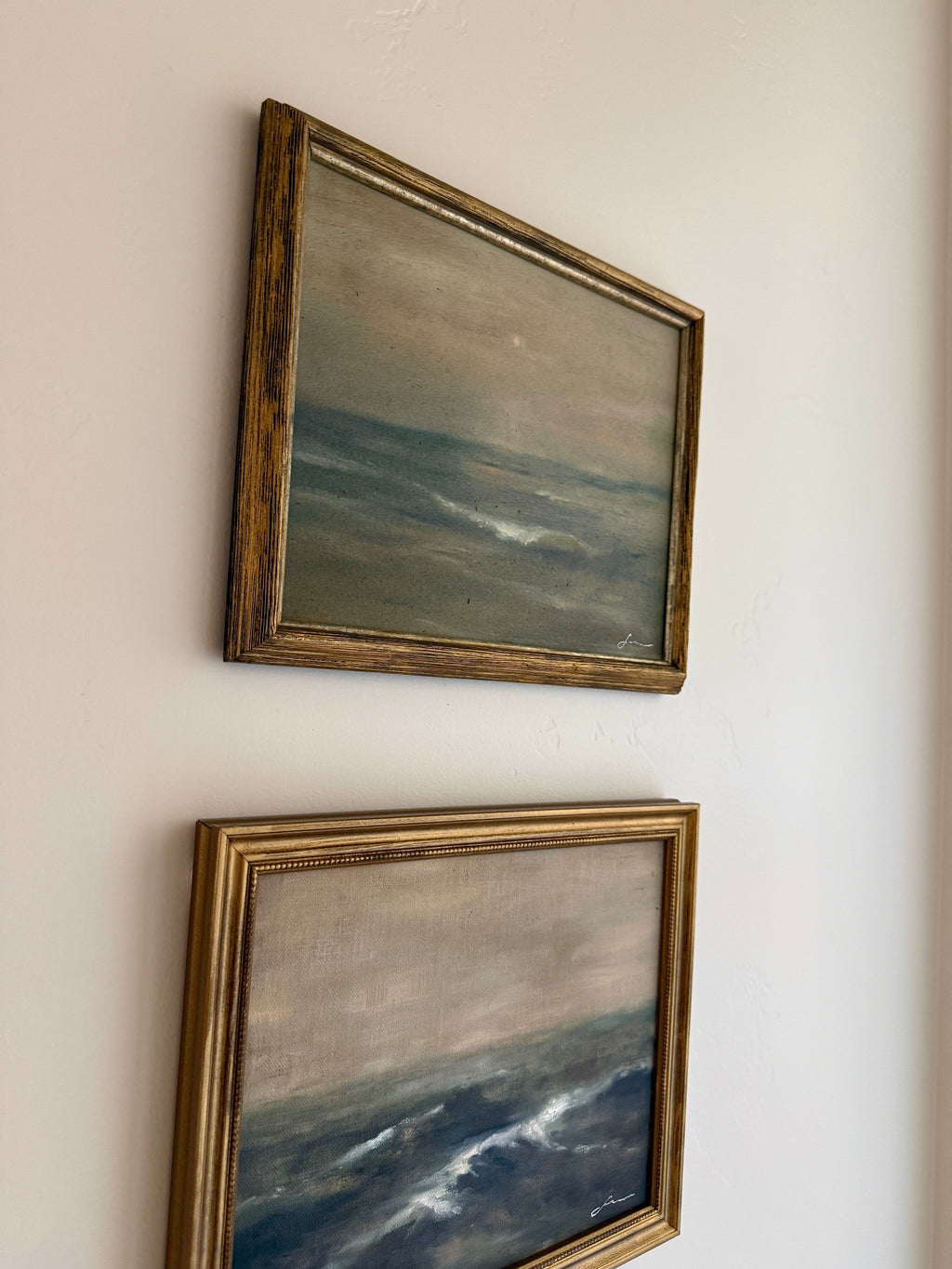 “Moody twilight waves” print