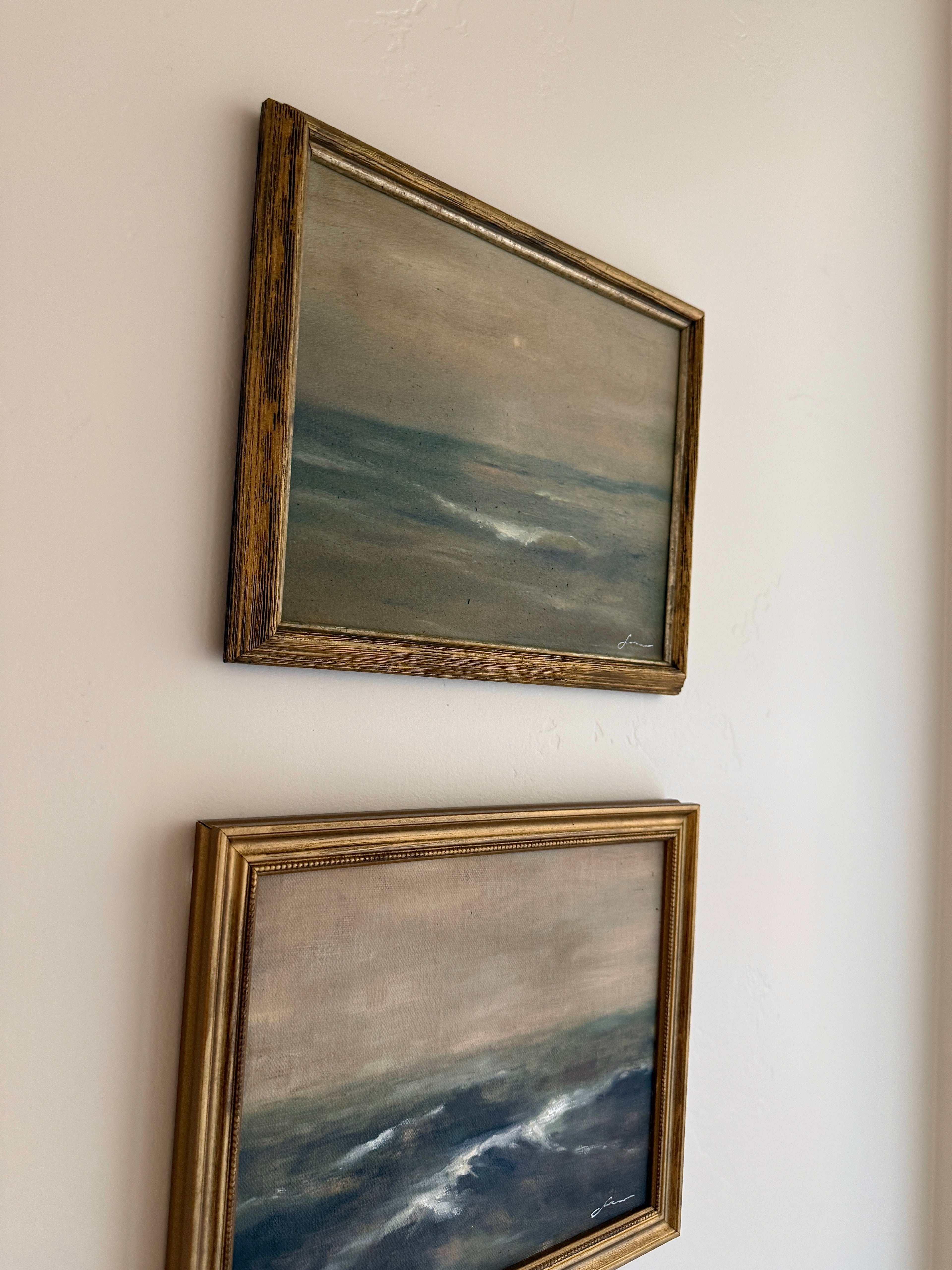 “Moody twilight waves” print