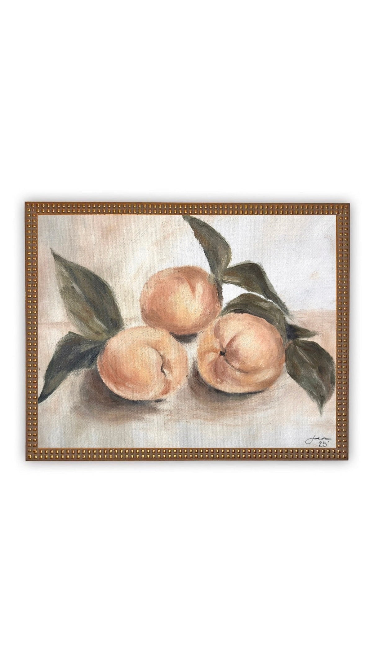 “Summer peaches” print