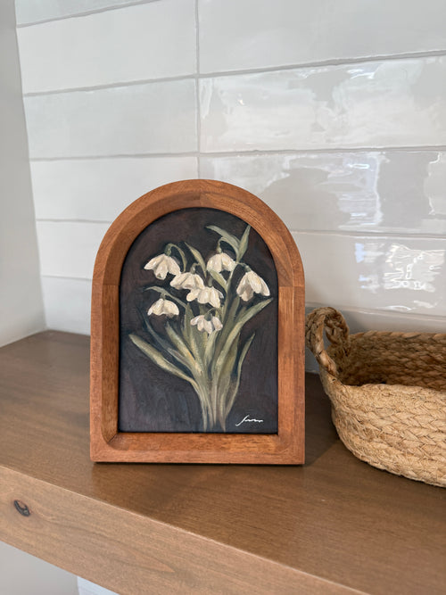 "Arched Snowdrops" Print